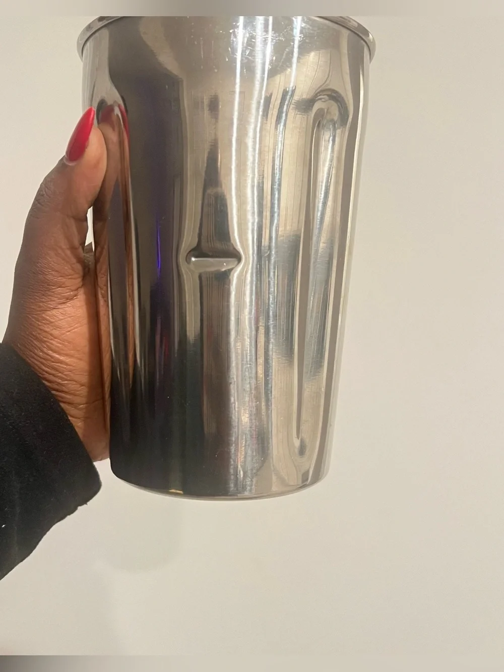 OSTER Chrome Metal Milkshake Milk Shake Maker Blender Model 6627 w/ Cup - Works!